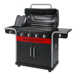Barbecue Hybride Gaz Et Charbon Gas2Coal 440 - Char-Broil -Esprit Barbecue barbecue gas2coal 440 hybride gaz et charbon charbroil 4260547594448 2