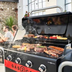 Barbecue Hybride Gaz Et Charbon Gas2Coal 440 - Char-Broil -Esprit Barbecue barbecue gas2coal 440 hybride gaz et charbon charbroil 4260547594448 6