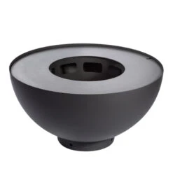 Esprit Barbecue 35 Brasero Plancha Boule Noir - Feu Du Jardin