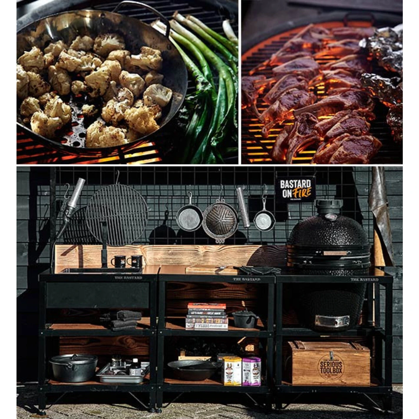 Barbecue Kamado Classic Large à Poser Ø 49 Cm - The Bastard 3 Barbecue Kamado Classic Large à Poser Ø 49 Cm - The Bastard – Image 2