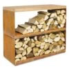 Meuble Dressoir Range-bois Acier Corten - Ofyr 2 Meuble Dressoir Range-bois Acier Corten - Ofyr -Esprit Barbecue dessoir ofyr range bois brasero 7430440898852