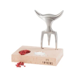 Fourchette à Viande Tridens Inox Brossé + Support -Esprit Barbecue fourchette viande tridens inox 3770012105006 2