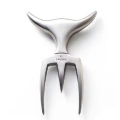 Fourchette à Viande Tridens Inox Brossé + Support