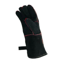 Paire Gants Barbecue Cuir Noir - Nordic Flame -Esprit Barbecue gants barbecue cuir nordic flame 0085382675602 3