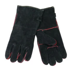 Paire Gants Barbecue Cuir Noir - Nordic Flame -Esprit Barbecue gants barbecue cuir nordic flame 0085382675602 4