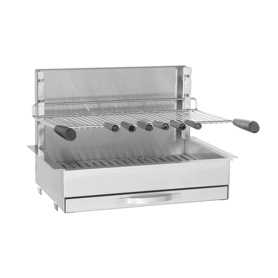 Barbecue Charbon Grilloir 66 Cm Inox - Forge Adour 3 Barbecue Charbon Grilloir 66 Cm Inox - Forge Adour