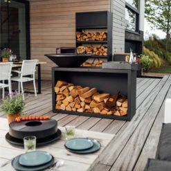 Brasero OFYR Island Noir 100 Céramique + Housse 11 Brasero OFYR Island Noir 100 Céramique + Housse -Esprit Barbecue island noir 100 100 ceramique gris fonce 2020000019985 2
