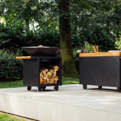 Brasero Plancha Classic Storage Pro 100 Noir + Housse - Ofyr -Esprit Barbecue ofyr classic storage 100 pro noir 2020000021971 3