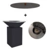 Pack Brasero Classic 100 Noir + Couvercle - OFYR 1 Pack Brasero Classic 100 Noir + Couvercle - OFYR -Esprit Barbecue pack brasero plancha classic 100 noir couvercle 2020000033677