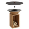 Pack Brasero Storage 85 Corten + Couvercle - OFYR -Esprit Barbecue pack brasero plancha storage 85 corten couvercle 2020000033691