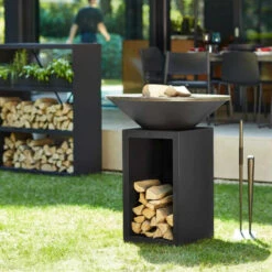 Pack Brasero Storage 85 Noir + Couvercle - OFYR -Esprit Barbecue pack brasero plancha storage 85 noir couvercle 2020000033714 2