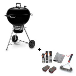 Pack Barbecue Charbon Master-Touch 5750 Noir + Kit De Nettoyage - Weber
