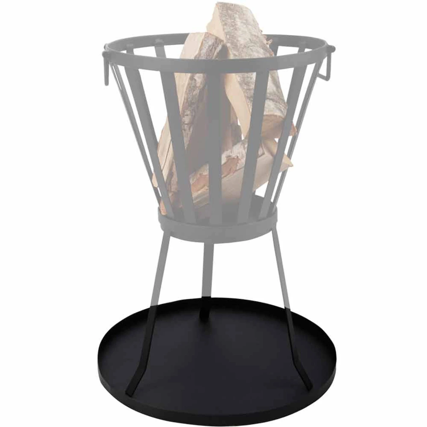 Plateau à Cendres Rond Braséro - Esschert Design 4 Plateau à Cendres Rond Braséro - Esschert Design – Image 2