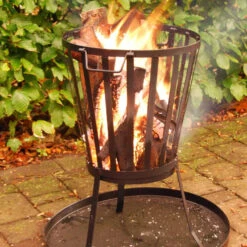 Plateau à Cendres Rond Braséro - Esschert Design 8 Plateau à Cendres Rond Braséro - Esschert Design -Esprit Barbecue plateau a cendres rond pour brasero 8714982044595 2