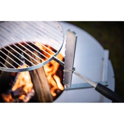 Grille Brasero En Inox ø38cm + Support - Feu Du Jardin -Esprit Barbecue support grille inox 38 cm feu du jardin 7640154913035 2