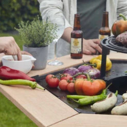 Table D’appoint En Bois Brasero Nestor - Barbecook -Esprit Barbecue table appoint nestor barbecook 5404035708088 2